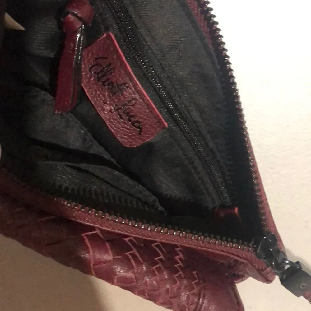 Elliott Lucca Leather  Wristlet